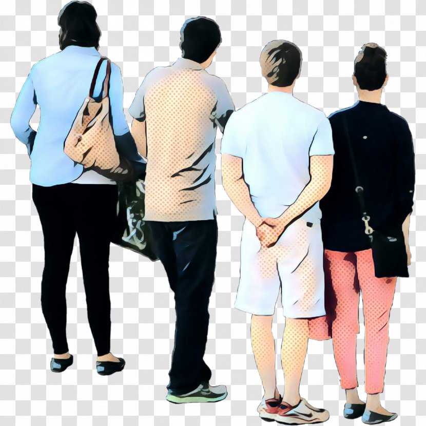 Image Clip Art Human Crowd - Holding Hands - People Transparent PNG