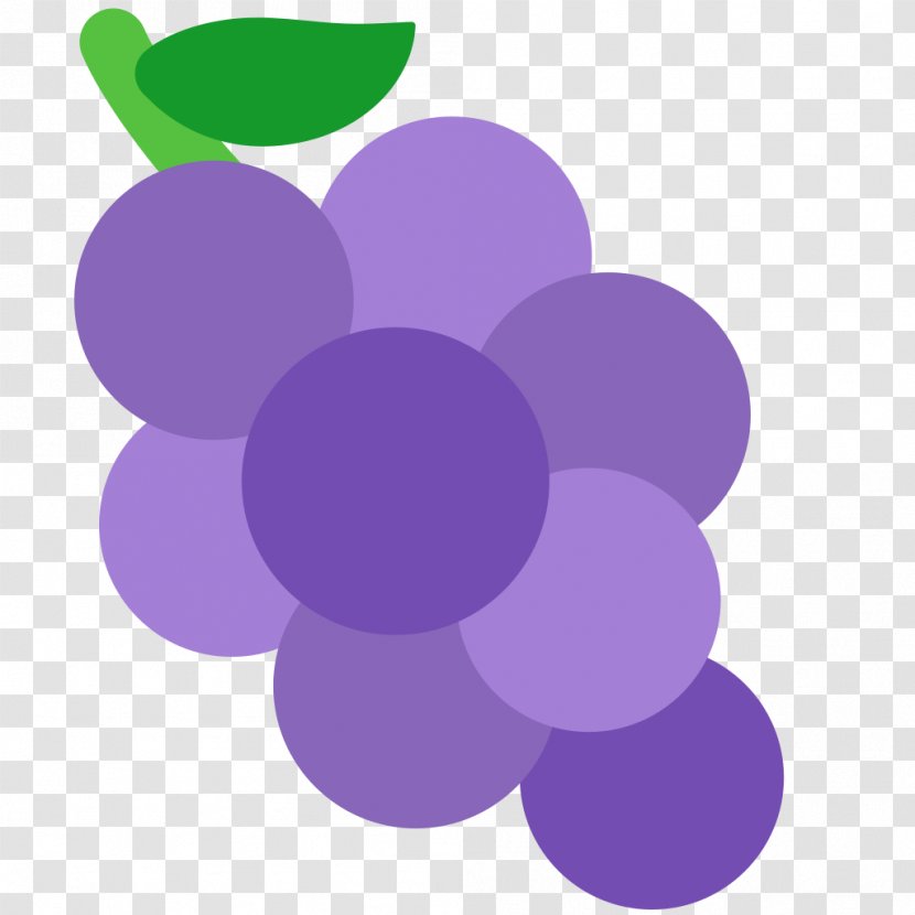 Grape Emojipedia Text Messaging SMS - Silhouette Transparent PNG