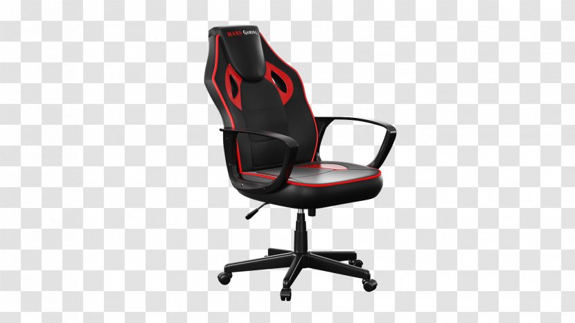 Gaming Chair Tacens Metal PVC Black Seat Posture Video Games - Furniture Transparent PNG