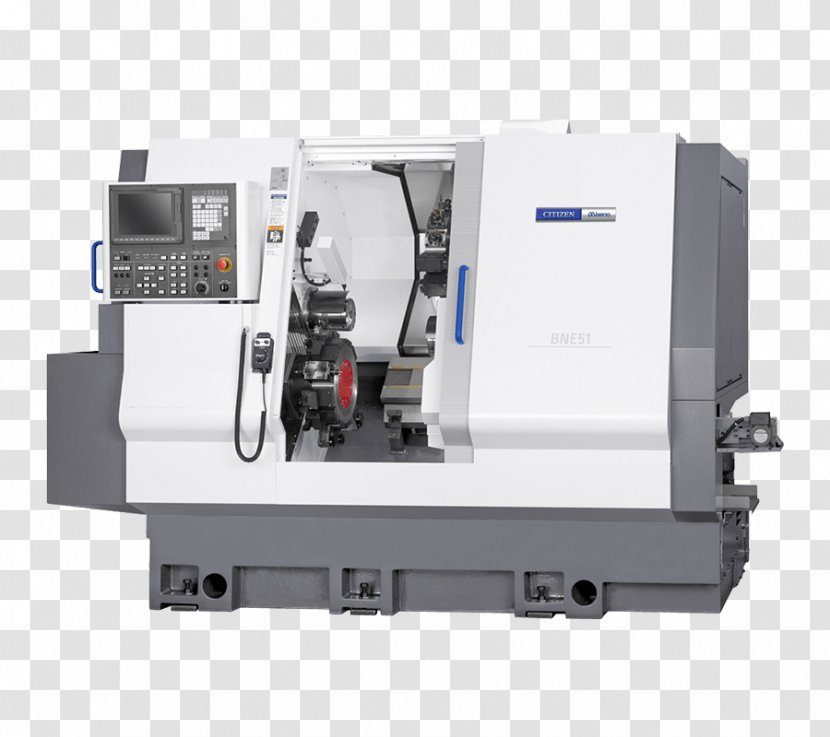 Citizen Machinery Co., Ltd. Spindle Computer Numerical Control Automatic Lathe - Milling Transparent PNG