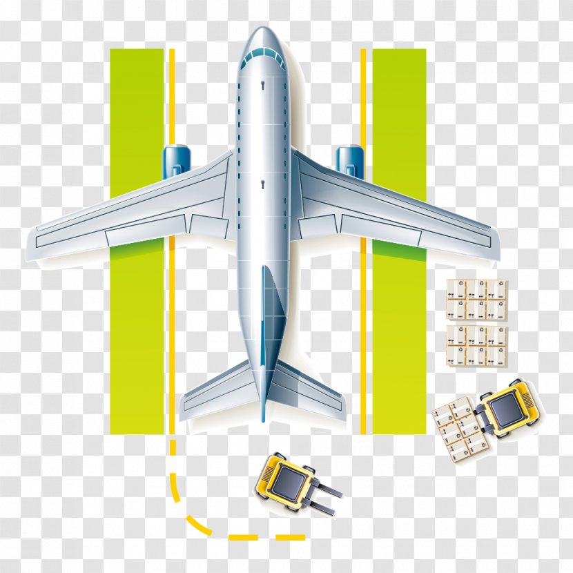 Rail Transport Train Delivery Logistics Freight - Aerospace Engineering - Green Vector Aircraft Transparent PNG