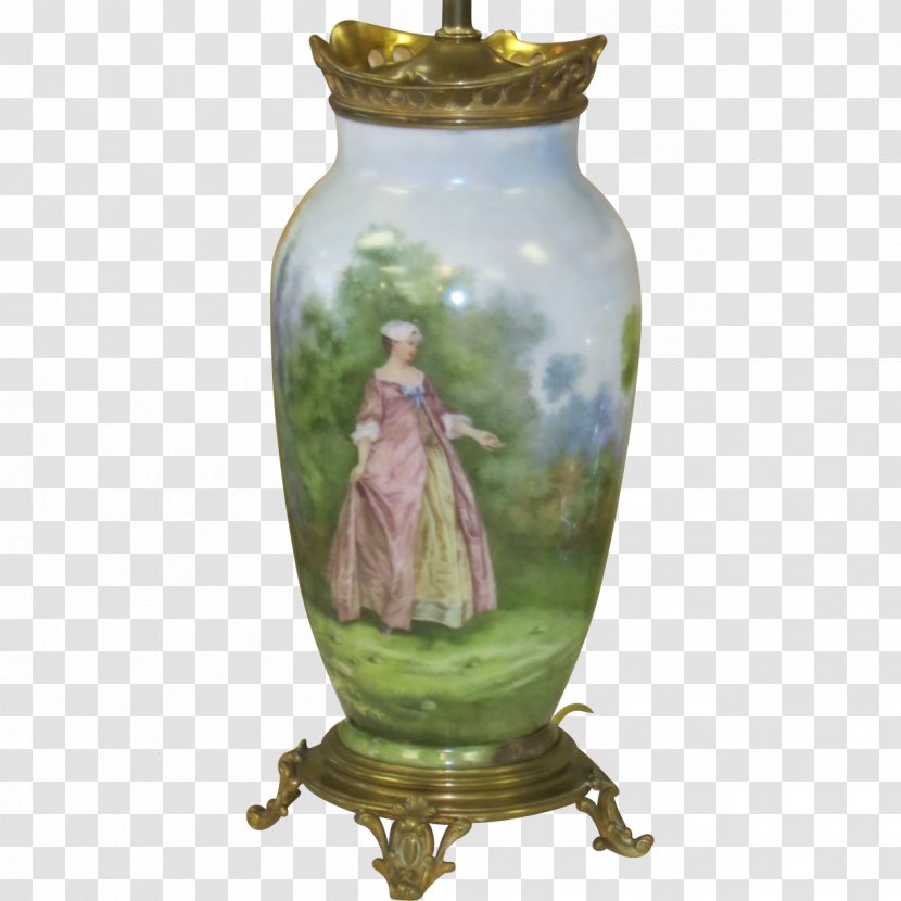 Vase Urn Artifact - Hand-painted Lamp Transparent PNG