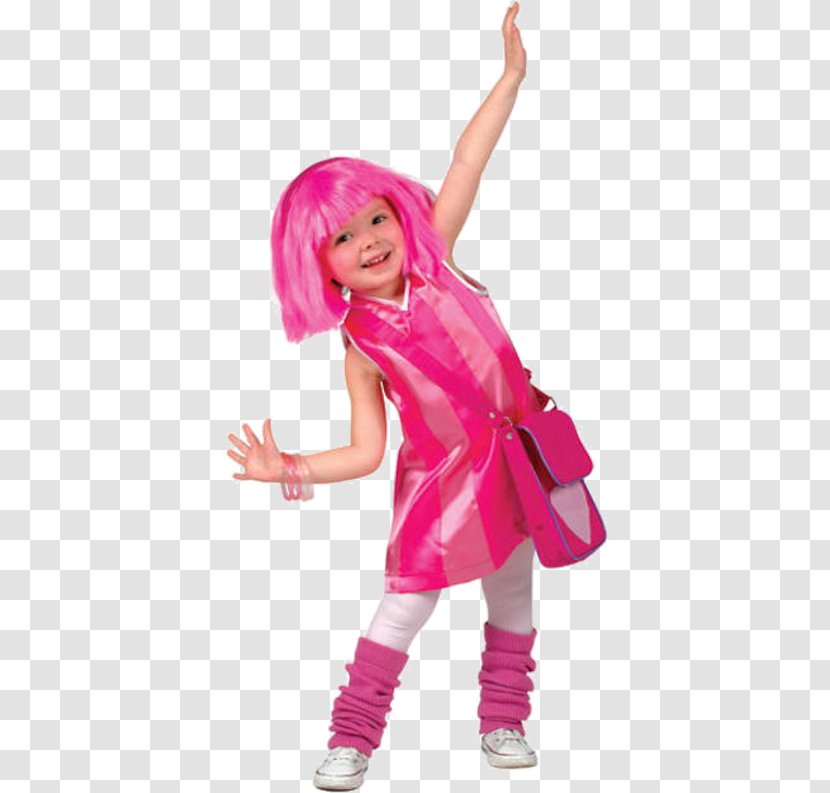 Stephanie Costume Sportacus Pink Child - Party Transparent PNG