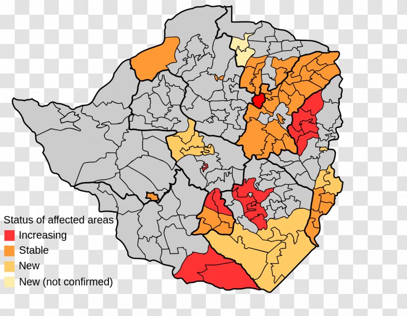 Provinces Of Zimbabwe Bulawayo Mashonaland Central Province Manicaland Midlands - Map Transparent PNG