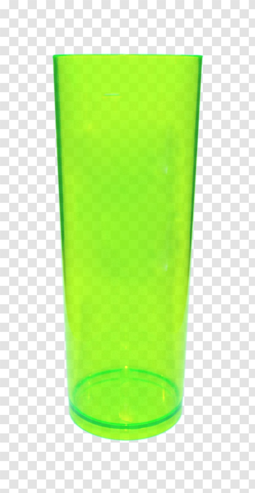 Highball Glass Plastic - Green Transparent PNG