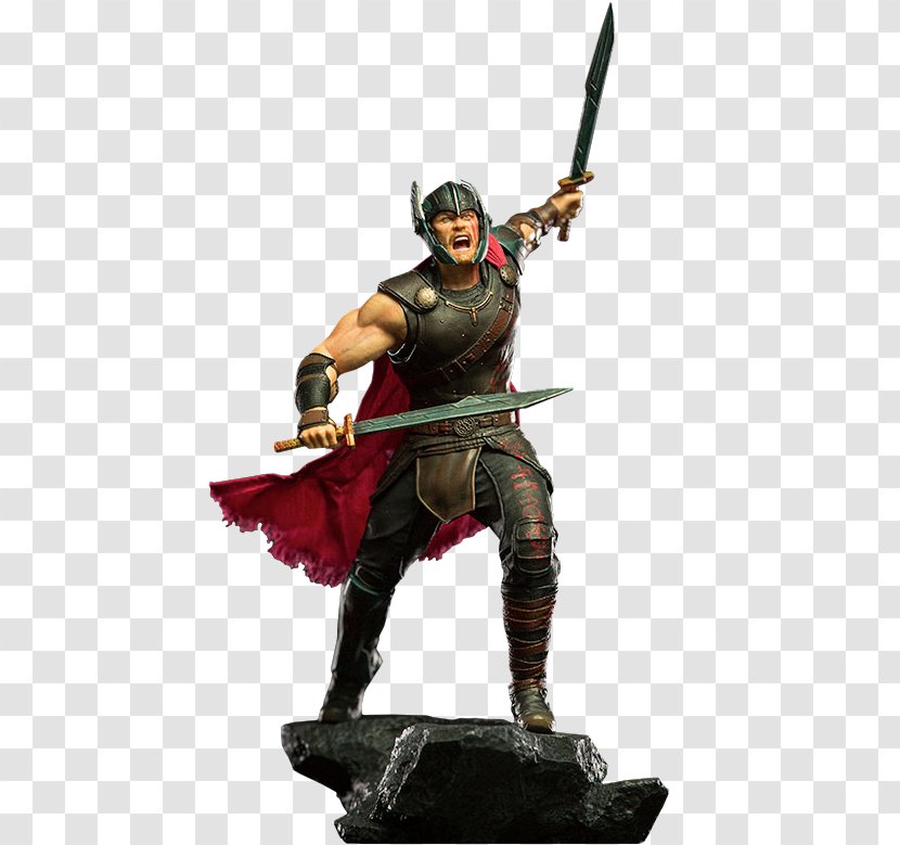 Thor Hulk Collector Statue Figurine - Silhouette Transparent PNG