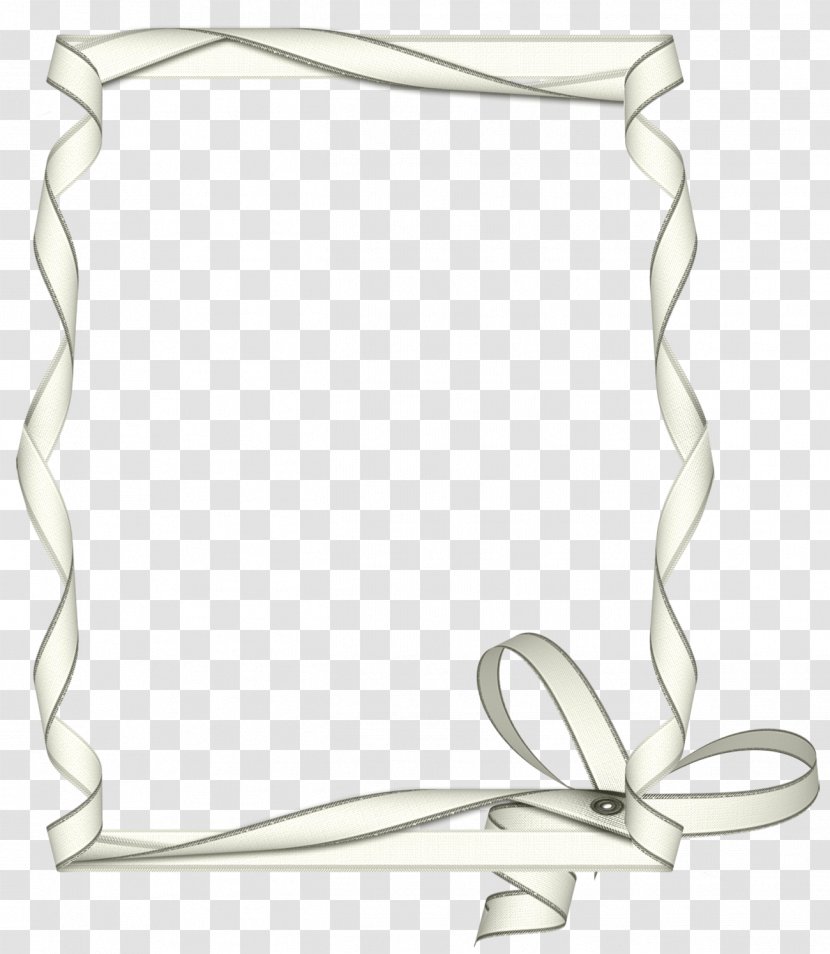 White Picture Frames Body Jewellery - Rectangle Transparent PNG