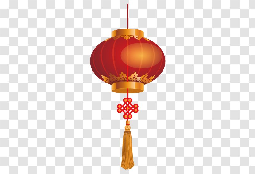 Paper Lantern Lighting Clip Art - Lamp - Chinese Year Transparent PNG