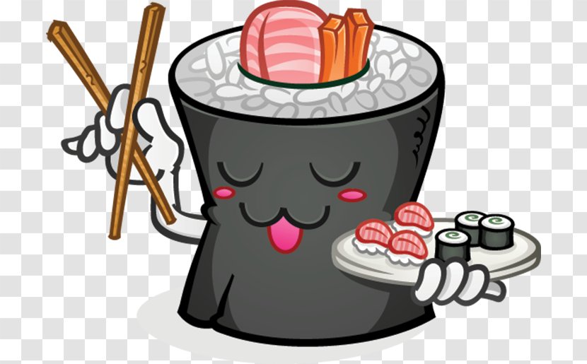 Entrega Sushi Food Happiness Cuisine - Cartoon - Chopsticks Transparent PNG