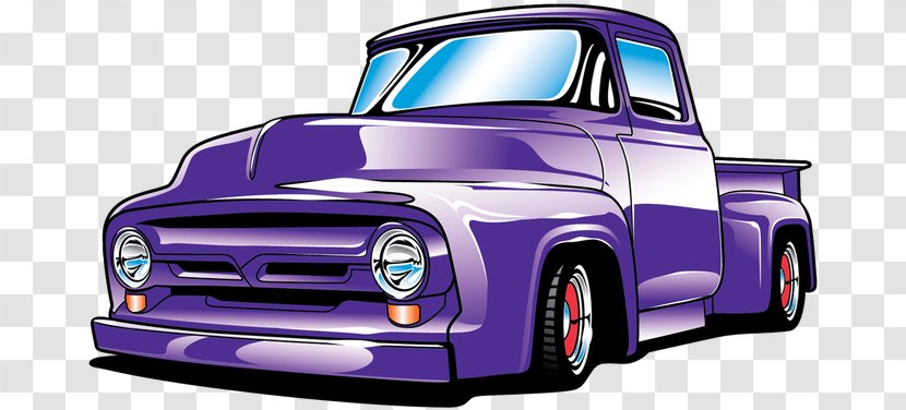 Classic Car Background - Truck - Model Rim Transparent PNG