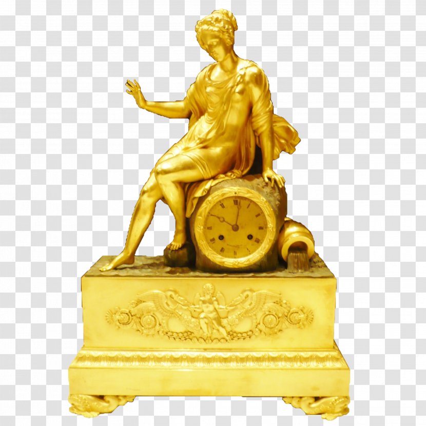 Bronze Statue Classical Sculpture Gold Brass Transparent PNG