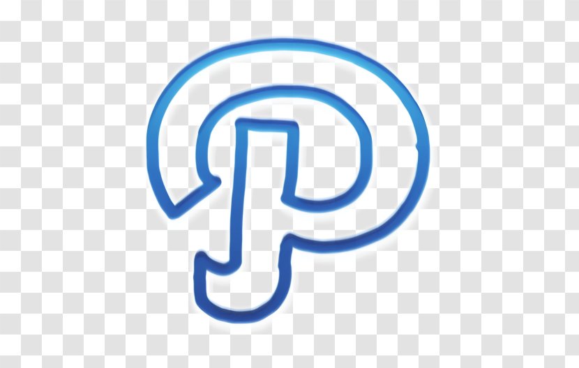 Logo Icon Path - Text - Symbol Electric Blue Transparent PNG