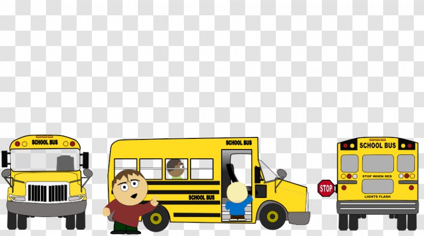 School Bus Cartoon Animation Clip Art - Heart - Picture Of A Transparent PNG