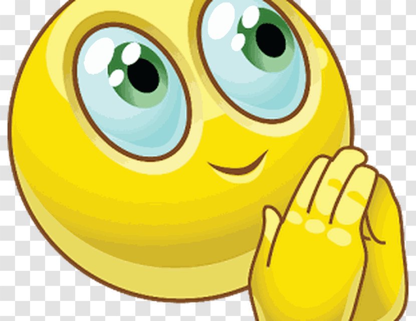 Praying Hands Emoji Prayer Smiley Emoticon Transparent PNG