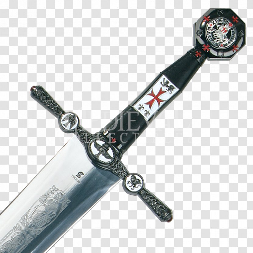 Middle Ages Knightly Sword Knights Templar - Japanese - Black Knight Transparent PNG