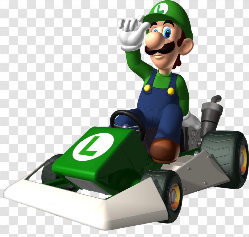 Mario Kart DS 7 Bros. Kart: Double Dash Luigi - Toy Transparent PNG