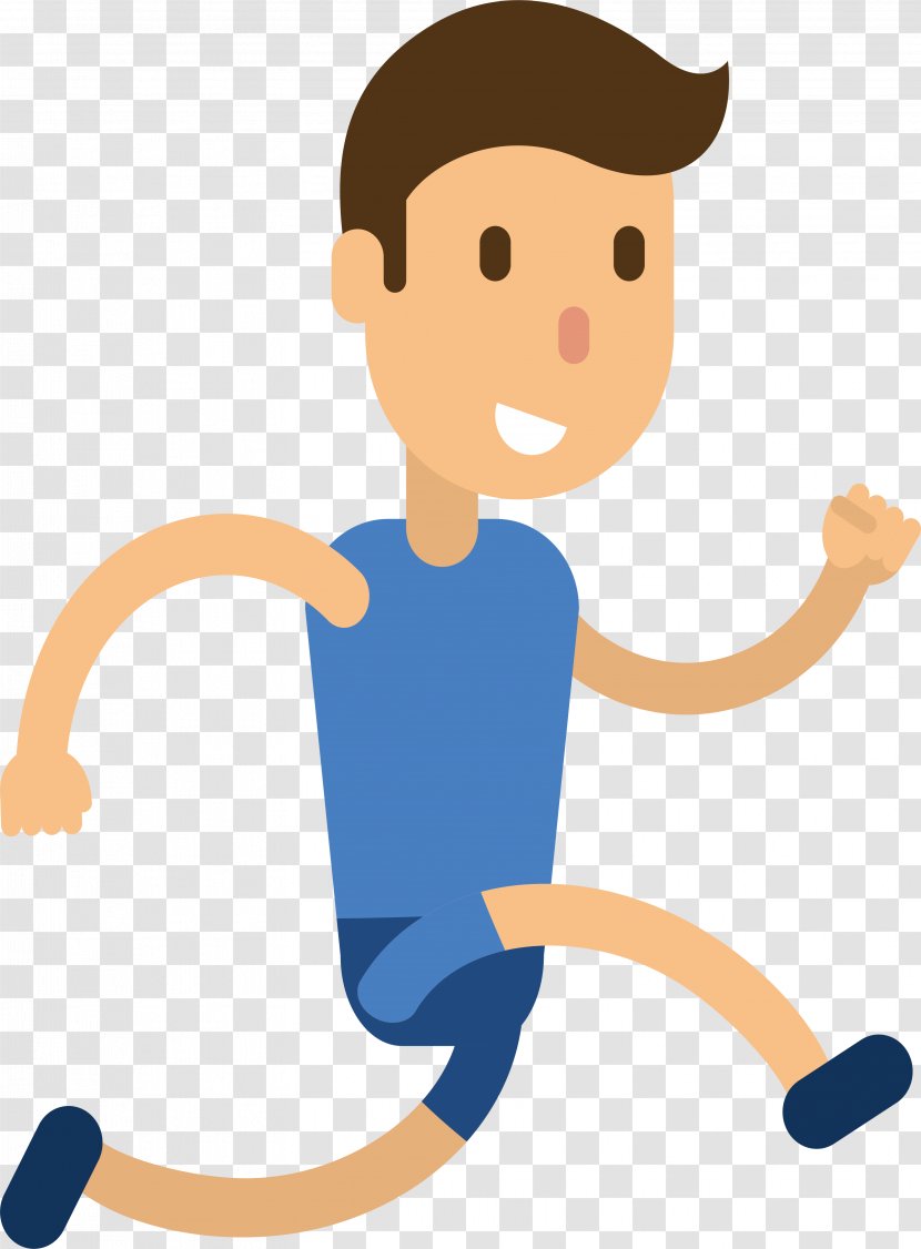 Drawing Running Athlete Illustration - Frame - Boy Transparent PNG