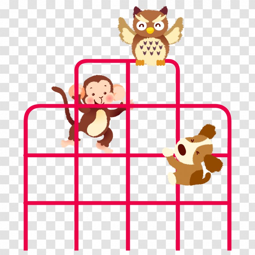 Vector Graphics Cartoon Image Animal - Monkey - Fitness Equipment Transparent PNG