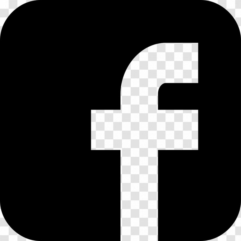 Logo Facebook - Black And White - Simplicity Transparent PNG