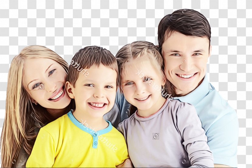Happy Family Cartoon - Leisure - Play Sibling Transparent PNG