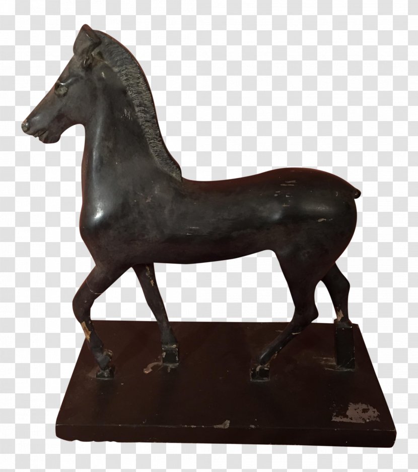 Stallion Mustang Bronze Sculpture Mare - Ford Transparent PNG