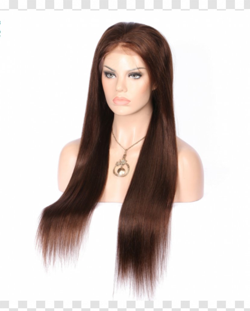 Brown Hair Lace Wig Cosmetologist - Coloring - Front Wigs Material Transparent PNG