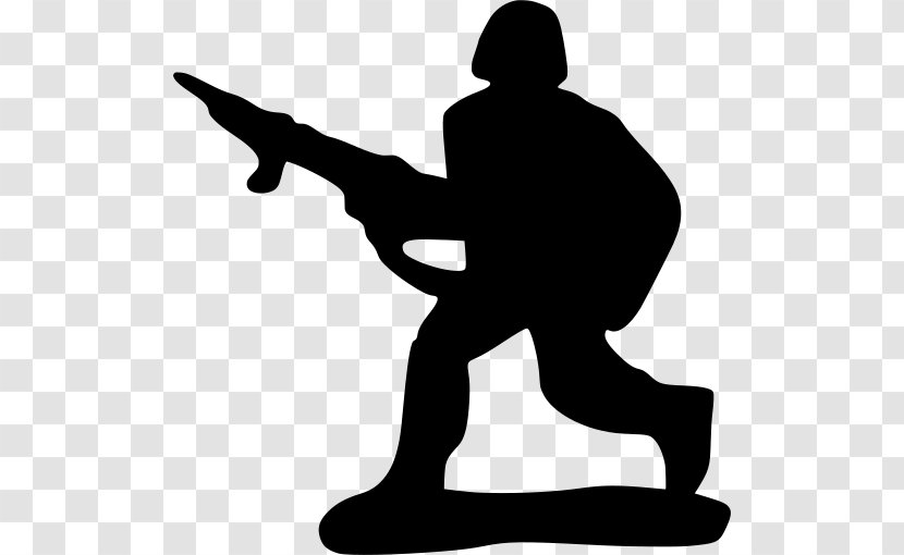 Army Clip Art Soldier Military Free Content - Guitarist - Silhouette Svg Transparent PNG