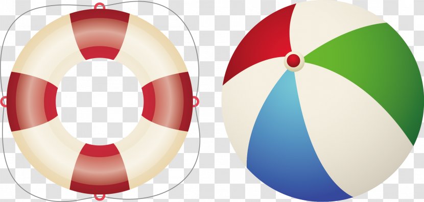 Download Icon - Christmas Ornament - Swim Ring And Ball Transparent PNG