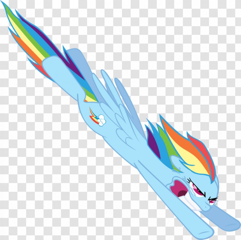 Rainbow Dash Pony Sonic Rainboom YouTube - Youtube - Diver Transparent PNG