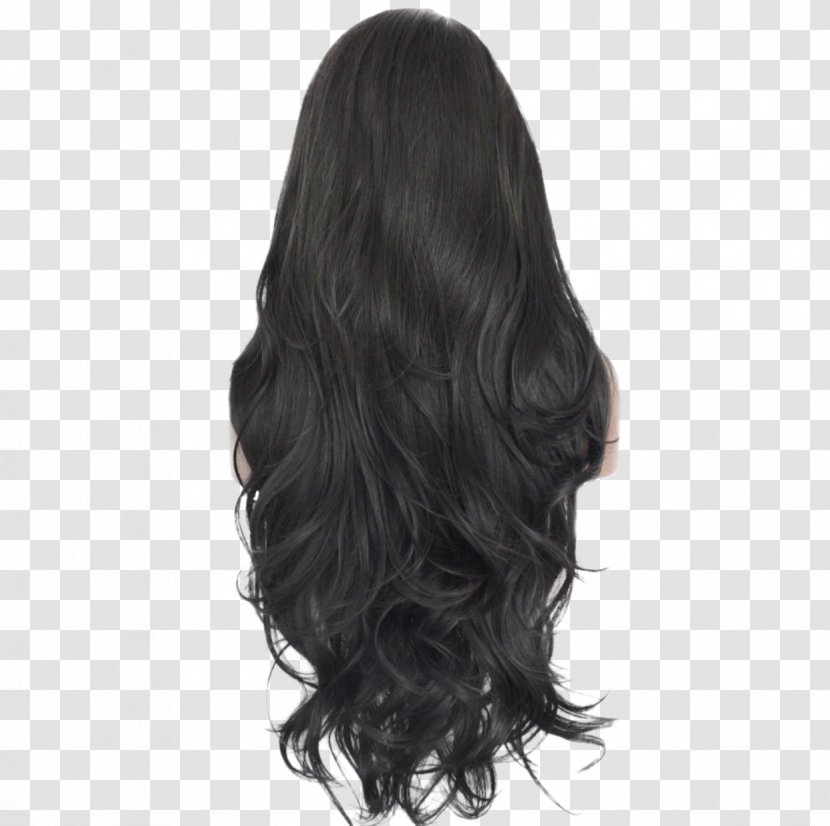 Hair Coloring Lace Wig Black - Brown Transparent PNG