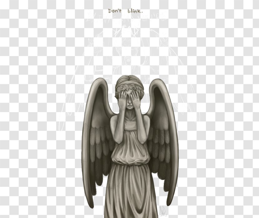 First Doctor Weeping Angel Blink Statue - Wing Transparent PNG