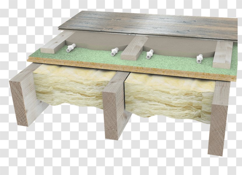 Joist Wood Flooring Underfloor Heating Hydronics - Table - Wooden Floor Transparent PNG