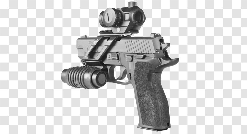 Trigger CZ 75 Firearm Weaver Rail Mount Picatinny - Handgun Transparent PNG