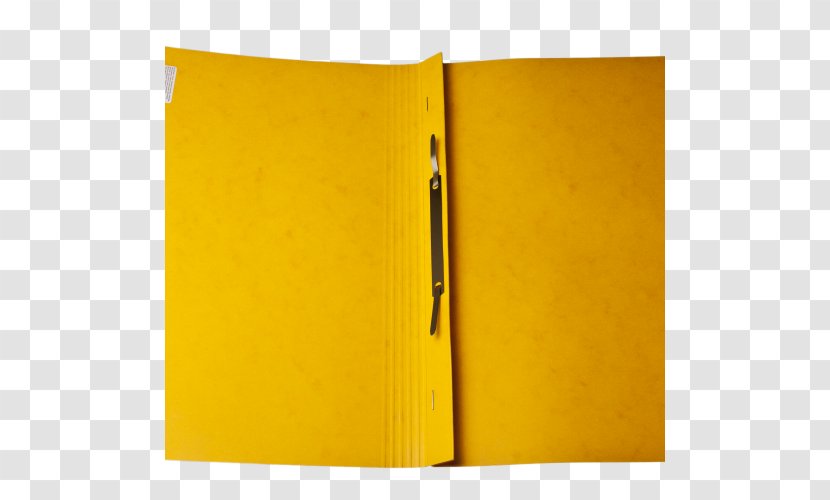 Product Design Angle - Yellow - Cardboard Folders Transparent PNG