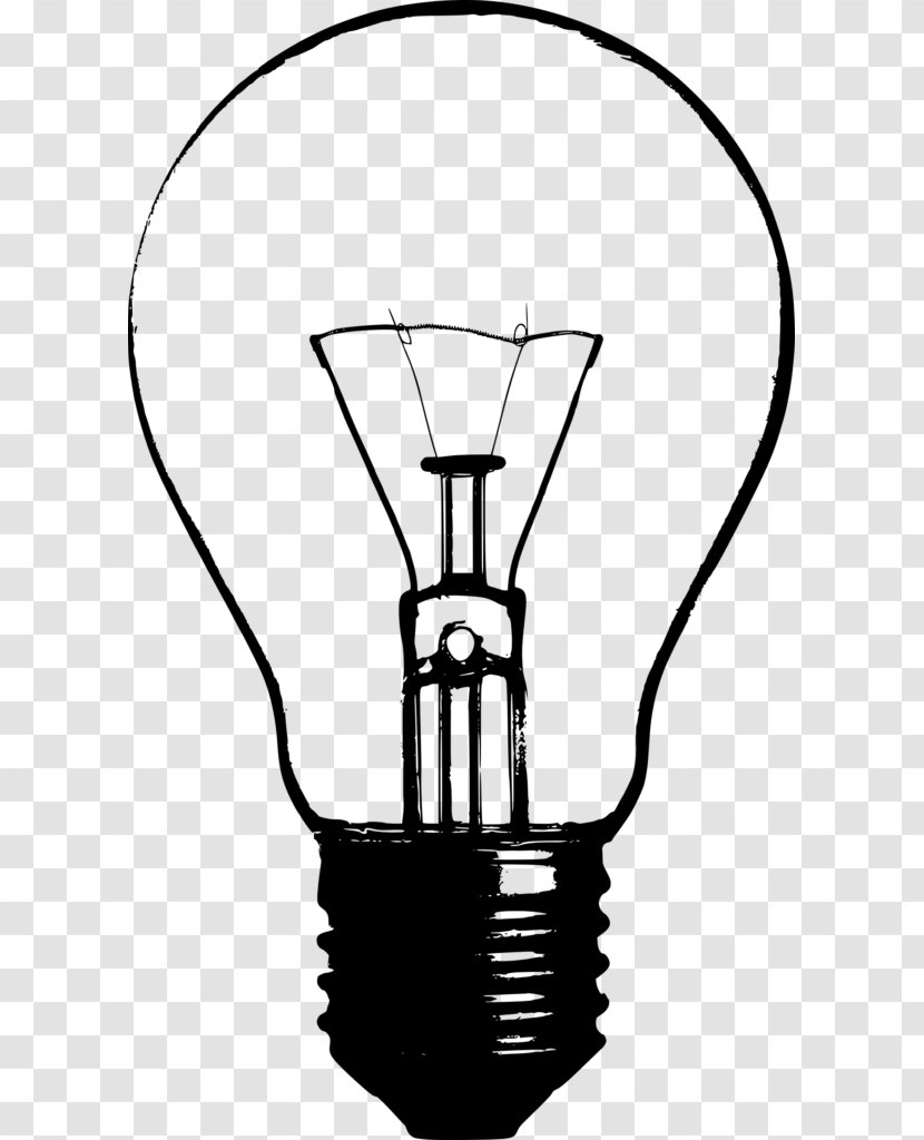 Incandescent Light Bulb Lamp Silhouette Clip Art Transparent PNG