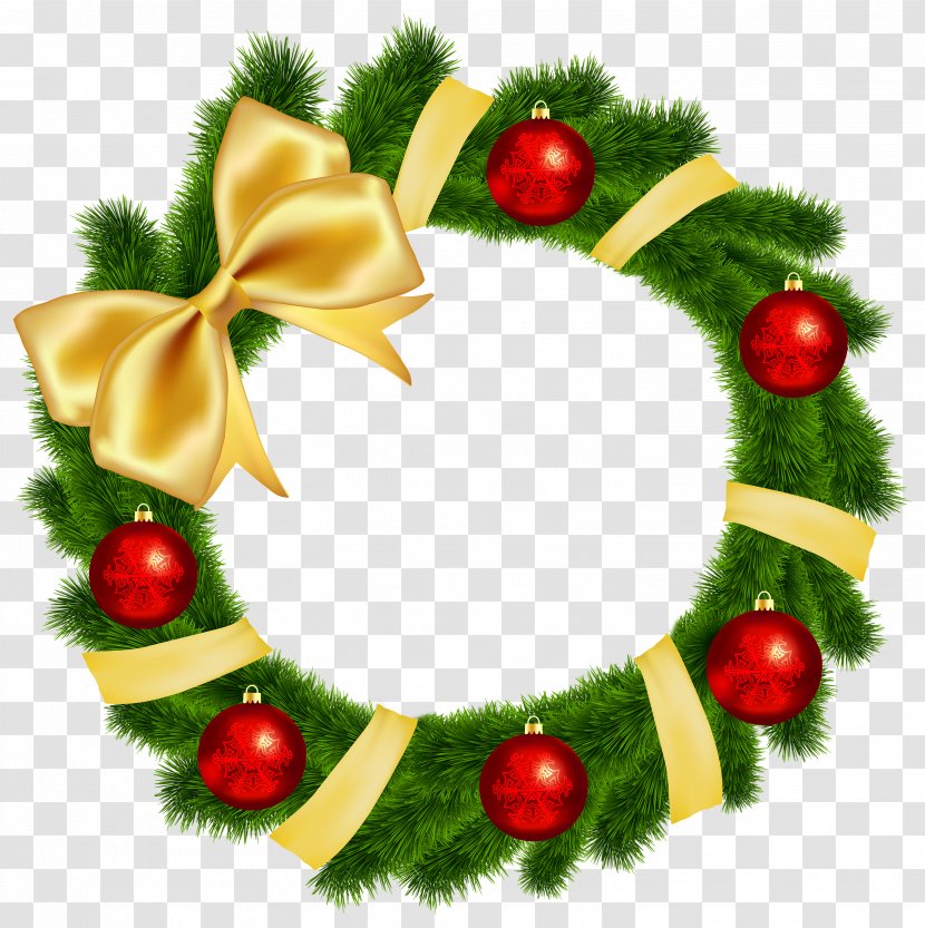 Christmas Wreath Free Content Clip Art - Tree - Cliparts Transparent PNG