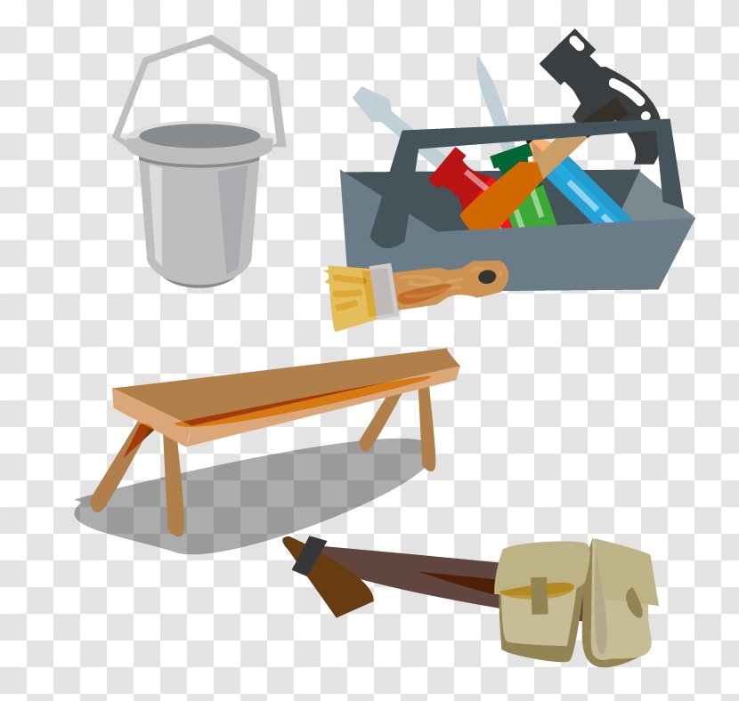 Hand Tool Woodworking - Furniture - Vector Decoration Tools Transparent PNG