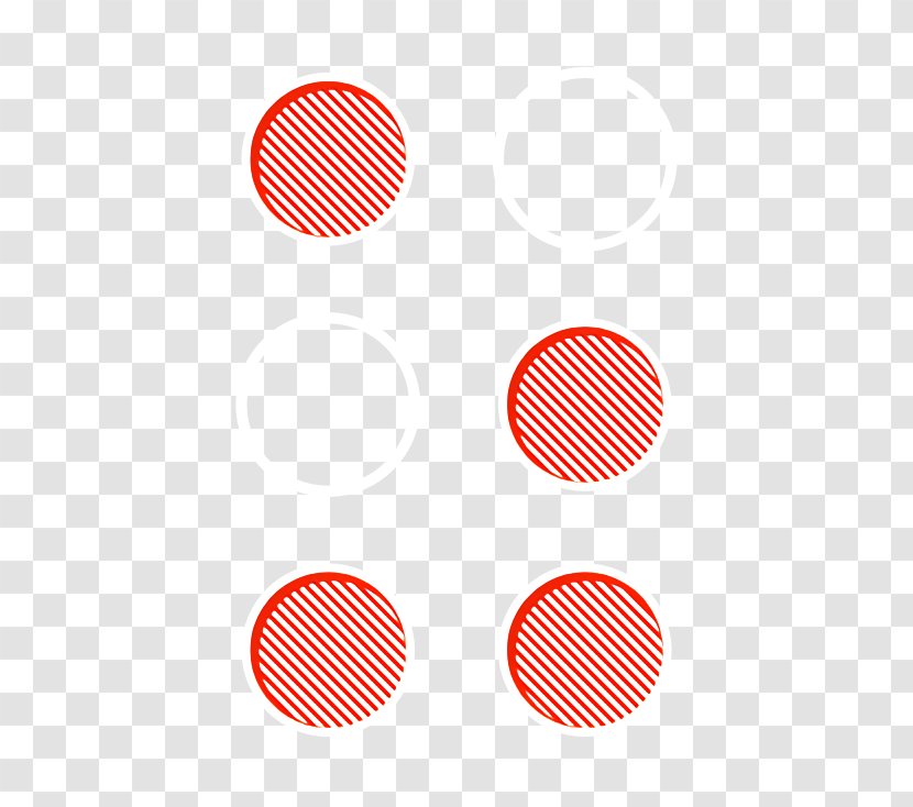 Letter Icon - Orange - Polka Dot Transparent PNG