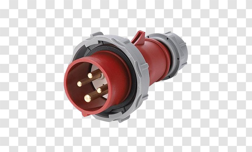 Electrical Connector AC Power Plugs And Sockets Industrial Multiphase Network Socket Three-phase Electric - Adapter - Plug Transparent PNG
