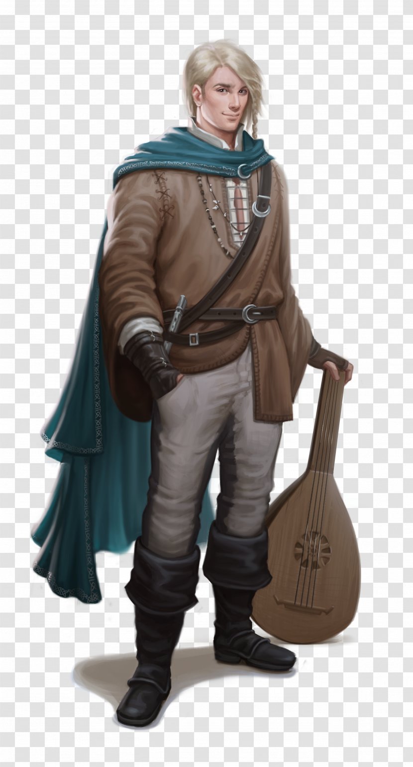 Dungeons & Dragons Pathfinder Roleplaying Game Bard Human Half-elf - Outerwear - And Transparent PNG