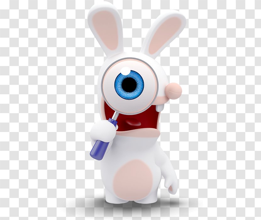 Rabbit Easter Bunny Raving Rabbids Animated Cartoon Transparent PNG