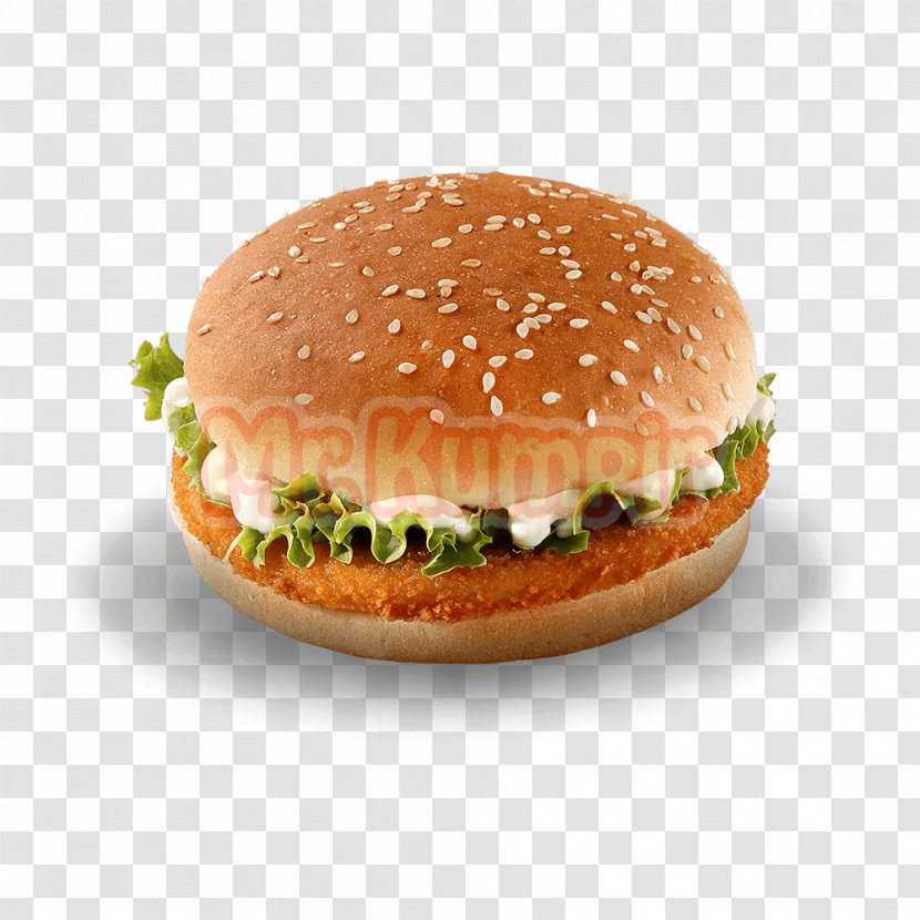 Salmon Burger Cheeseburger Whopper Buffalo Fast Food - Hamburger - King Transparent PNG