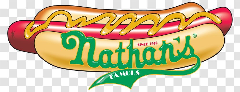 Nathan's Hot Dog Eating Contest Famous - Brooklyn - Coney Island Fast Food BarbecueHot Transparent PNG