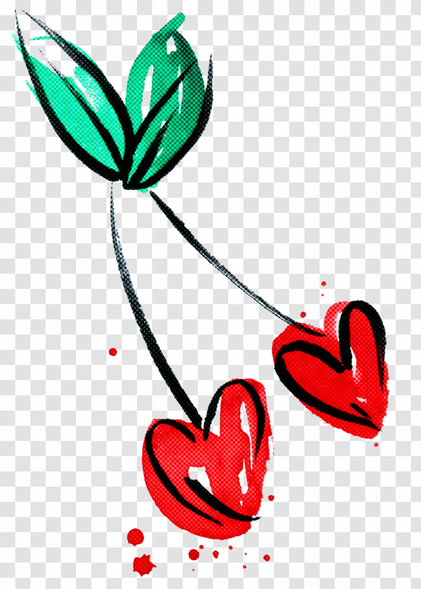 Heart Red Love Plant Transparent PNG