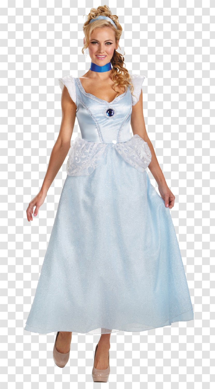 Cinderella Halloween Costume Dress Blue Transparent PNG