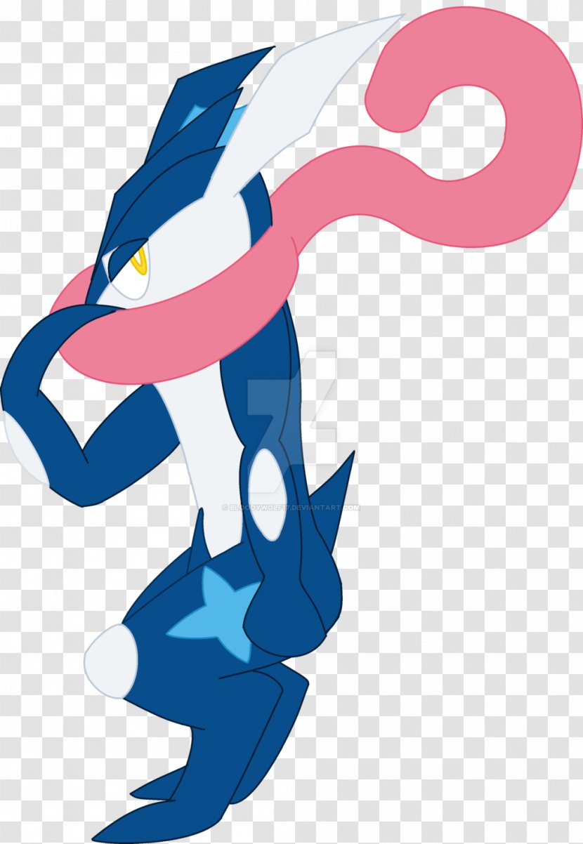 Greninja Pokémon Clip Art - Fictional Character - Tounge Transparent PNG