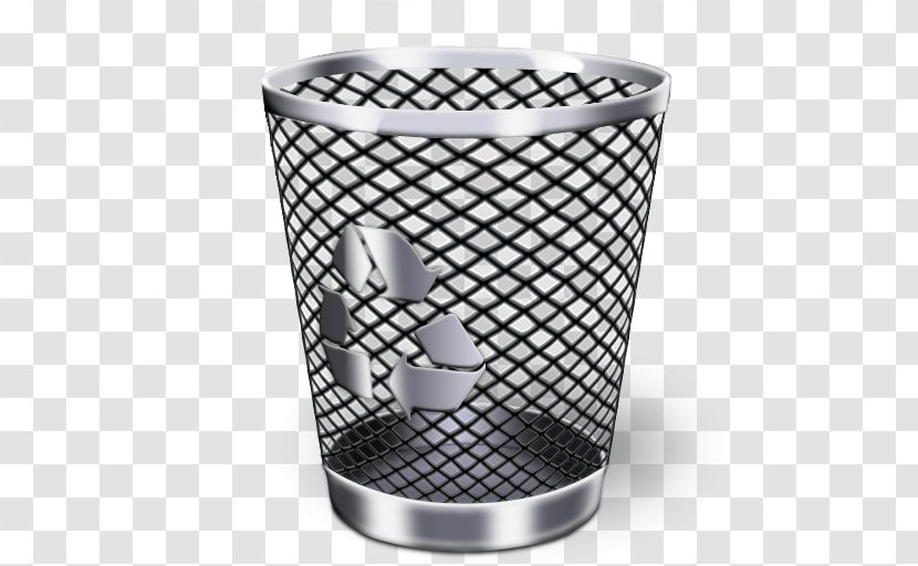 Recycling Bin Trash Waste Container Icon - Black And White - Can Transparent PNG