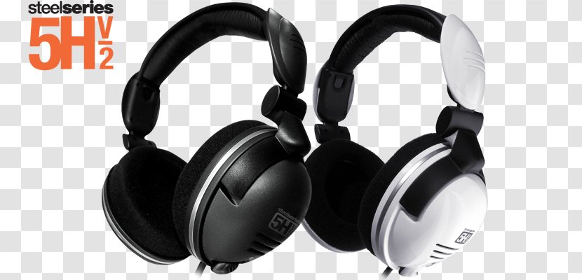 Headphones SteelSeries 5H V2 - Steelseries 5h - USB Headset (PC) V3 61031Best Gaming 2013 Transparent PNG