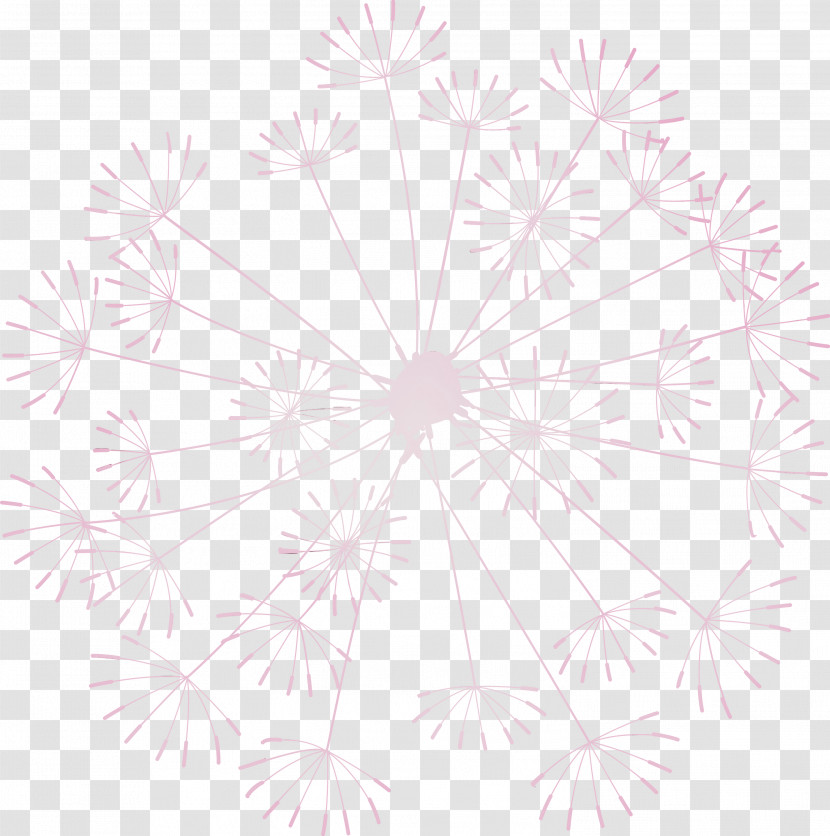 Flower Petal Line Tree Pattern Transparent PNG