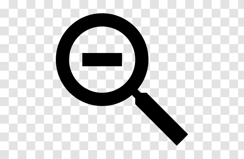Magnifying Glass Zoom Lens Zooming User Interface - Symbol Transparent PNG